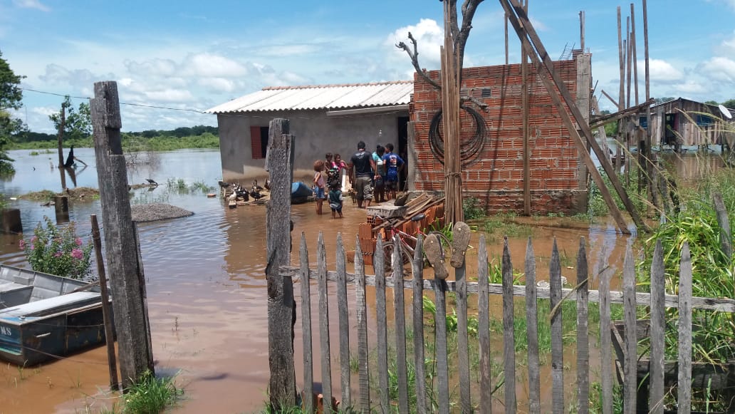 Casa alagada em Miranda